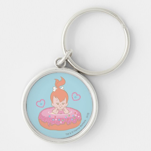 PEBBLES™ in Donut Keychain (Front)