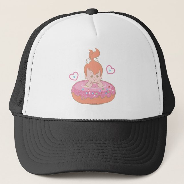 PEBBLES™ in Donut Trucker Hat (Front)