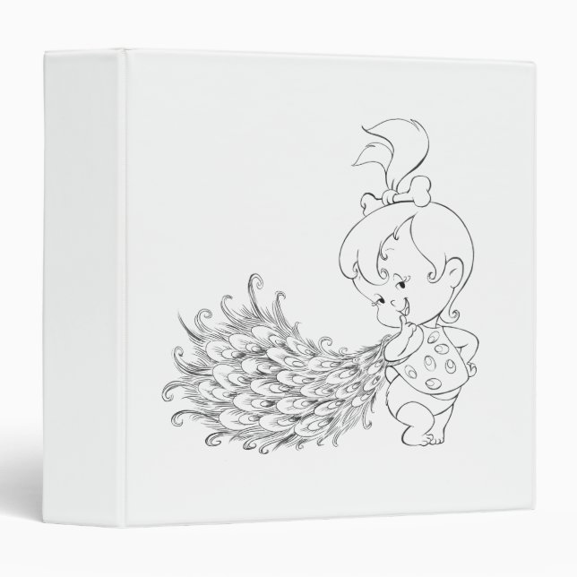 PEBBLES™ In Peacock Binder (Front/Spine)