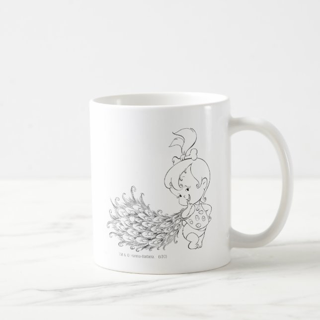 PEBBLES™ In Peacock Coffee Mug (Right)