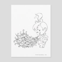 PEBBLES™ In Peacock Postcard