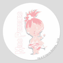 PEBBLES™ in Pink Classic Round Sticker