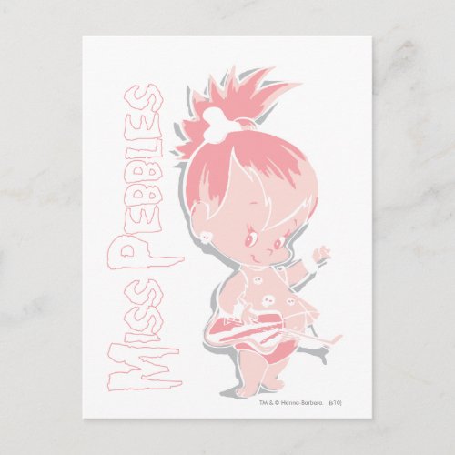 PEBBLES in Pink Postcard