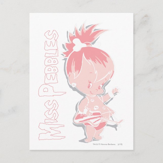 PEBBLES™ in Pink Postcard (Front)