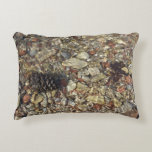Pebbles in Taylor Creek Nature Photography Accent Pillow