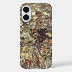 Pebbles in Taylor Creek Nature Photography iPhone 16 Case