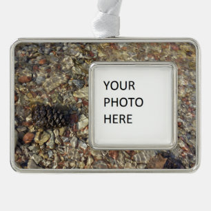 Pebbles in Taylor Creek Nature Photography Christmas Ornament