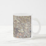 Pebbles in Taylor Creek Nature Photography Frosted Glass Coffee Mug