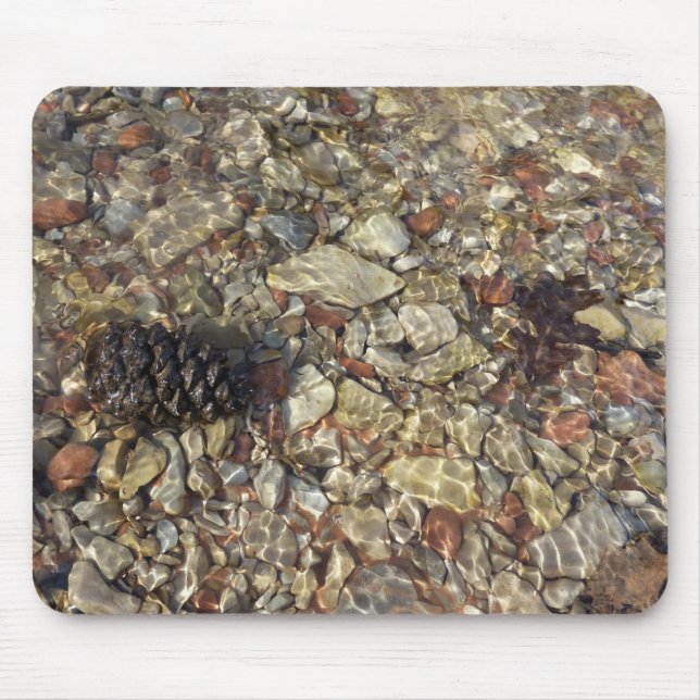 Pebbles in Taylor Creek Nature Photography Mouse Pad (Front)