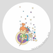 PEBBLES™ In The Stars � Classic Round Sticker