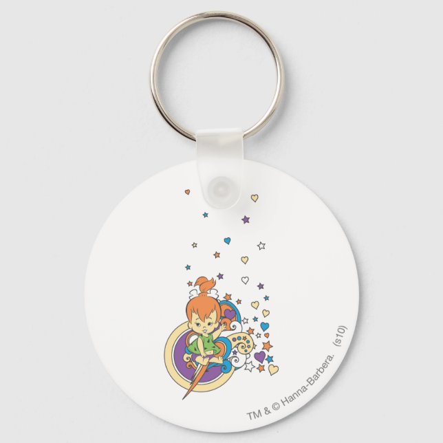 PEBBLES™ In The Stars� Keychain (Front)