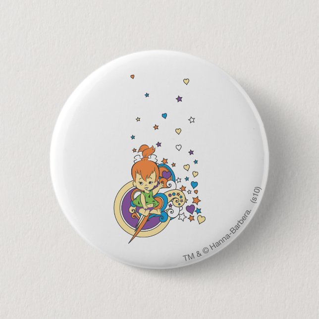PEBBLES™ In The Stars� Pinback Button (Front)