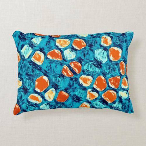 Pebbles in Water Accent Pillow