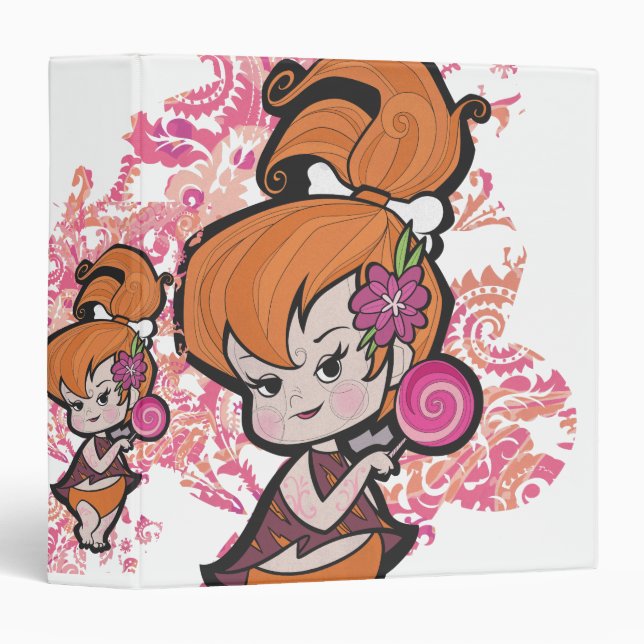 PEBBLES™ Loli 3 Ring Binder (Front/Spine)