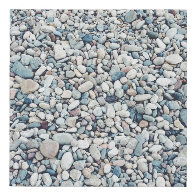Pebbles lot faux canvas print (Front)