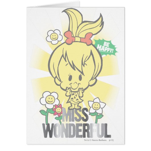 PEBBLES™ Miss Wonderful Cards (Front)