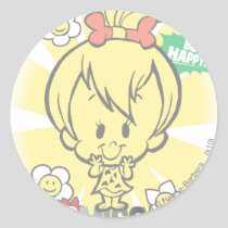 PEBBLES™ Miss Wonderful Classic Round Sticker