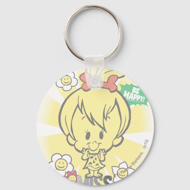 PEBBLES™ Miss Wonderful Keychain (Front)