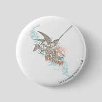 PEBBLES™ Nature Girl Pinback Button