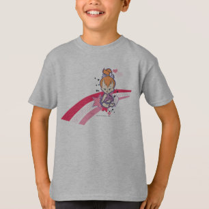 PEBBLES™ on Pink Rainbow T-Shirt