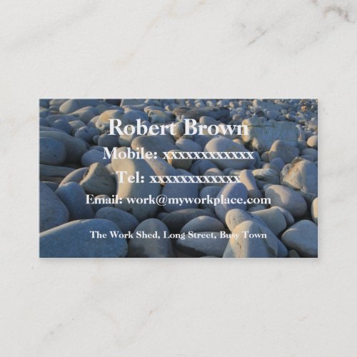 Pebbles on the Shore Business Card