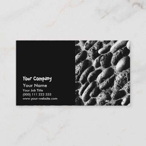 Pebbles pavement business card