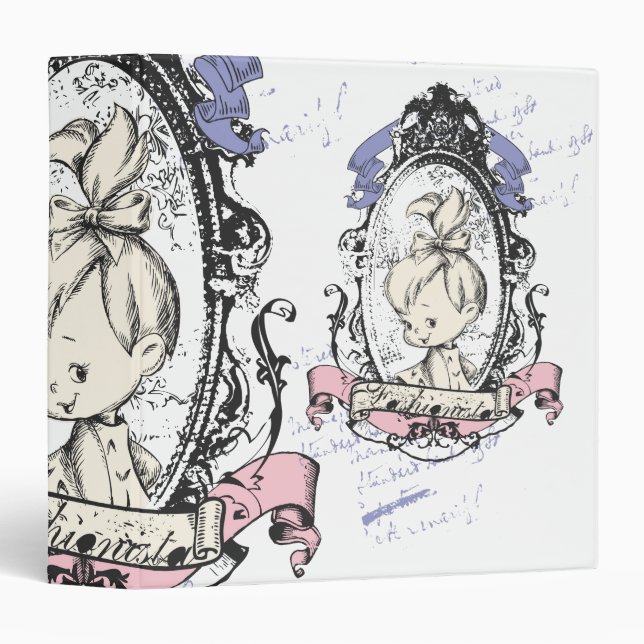 PEBBLES™ Pretty In Reflection Binder (Front/Spine)