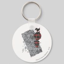 PEBBLES™ Punk Plaid Keychain