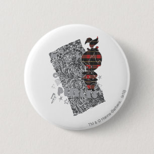 PEBBLES™ Punk Plaid Pinback Button