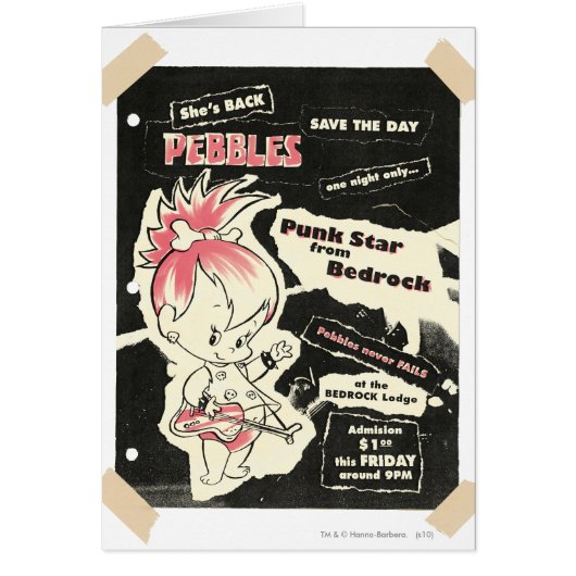 PEBBLES™ Punk Rock Legend Cards (Front)