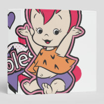 PEBBLES™ Purple Heart 3 Ring Binder