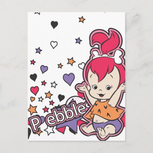 PEBBLES Purple Heart Postcard