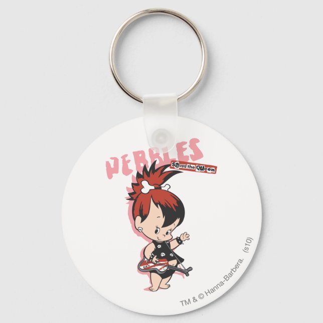 PEBBLES™ Rock Star Keychain (Front)