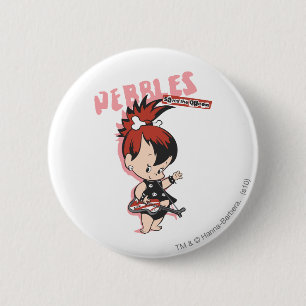 PEBBLES™ Rock Star Pinback Button