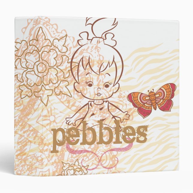 PEBBLES™ Sandy Design 3 Ring Binder (Front/Spine)