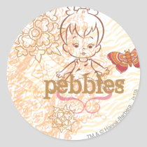 PEBBLES™ Sandy Design Classic Round Sticker
