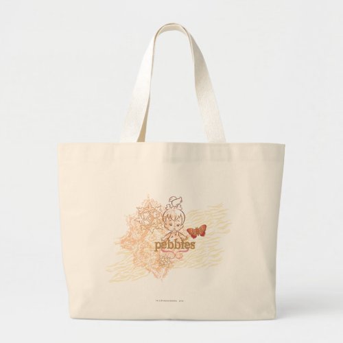 PEBBLES Sandy Design Large Tote Bag