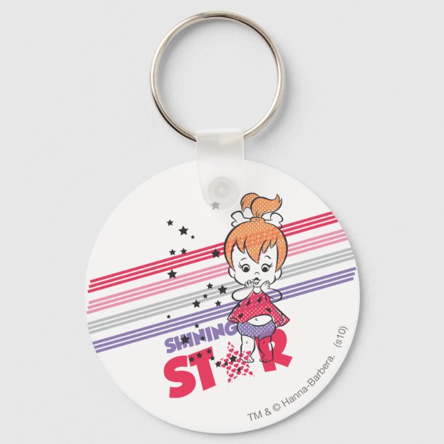 PEBBLES™ Shining Stars Keychain (Front)
