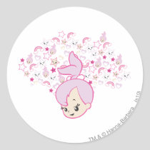 PEBBLES™ Star Print Classic Round Sticker
