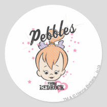 PEBBLES™ Stars and Hearts Classic Round Sticker