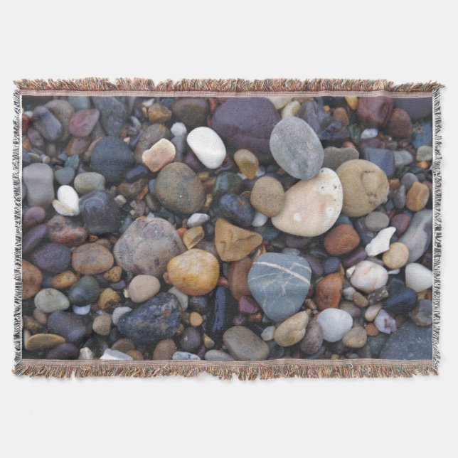 Pebbles throw throw blanket (Front)