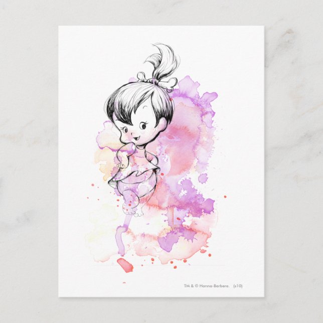 PEBBLES™ Watercolor Sketch Postcard (Front)