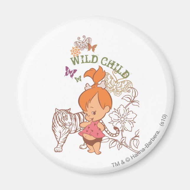 PEBBLES™ Wild Child Magnet (Front)