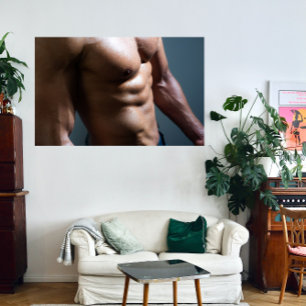 Pec Perfection Hot Guy Poster