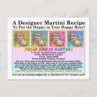 Pecan Cookie Martini Recipe Postcard
