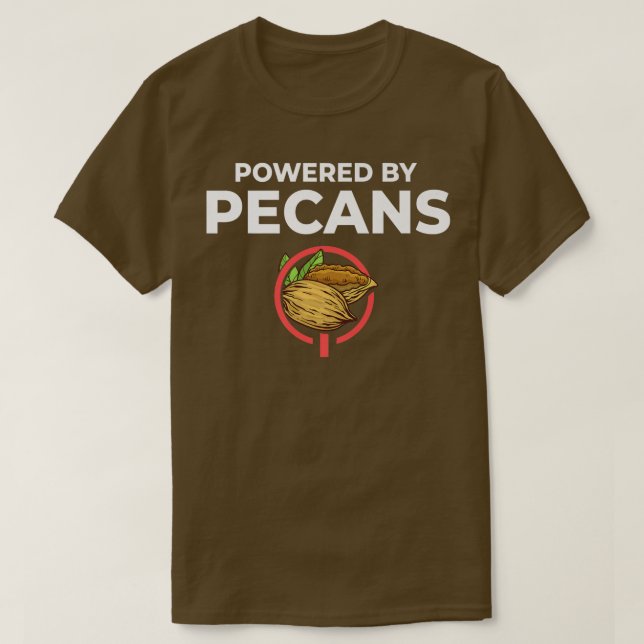 Pecan Nuts Roasted Tree Candy Pie Praline Cookies  T-Shirt (Design Front)