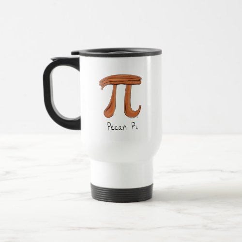 Pecan Pi Cute Math Pi Day Coffee Travel Mug