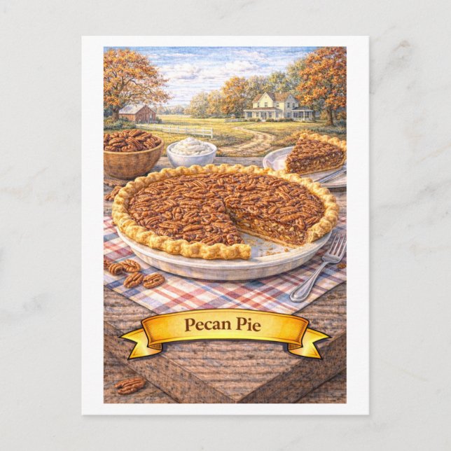 Pecan Pie (American Food Series) Postcard (Front)