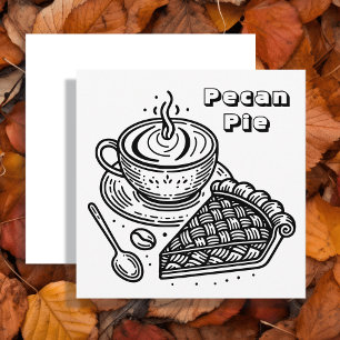 Pecan Pie and Coffee Color Me