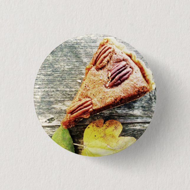 pecan pie pinback button (Front)